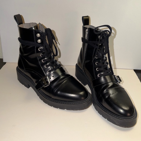 All Saints Shoes - All saints WOMENS Black Patent Leather Donita boots US 9 - EU39
